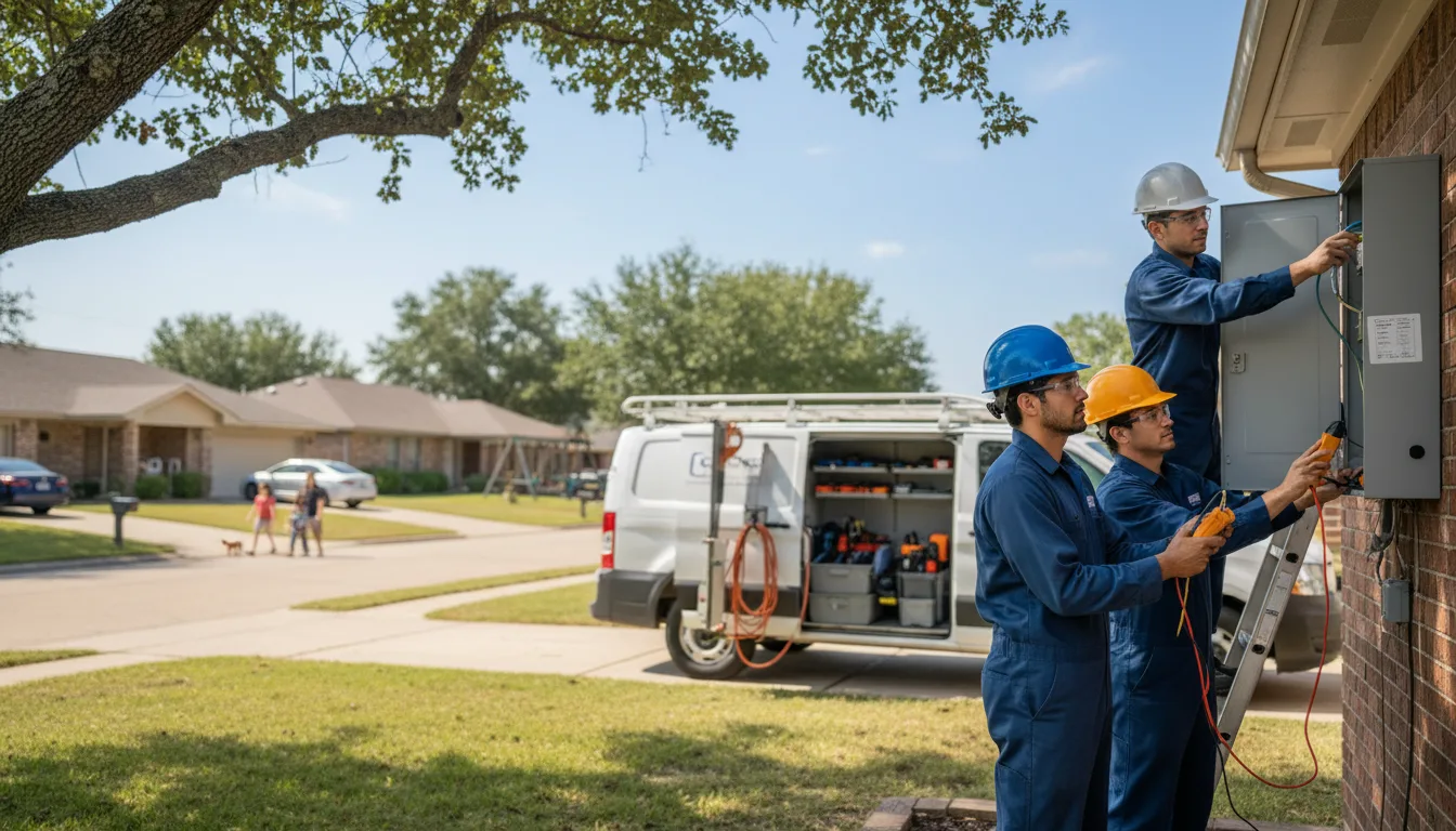 Certified electrician providing emergency electrical services in Hampton, VA